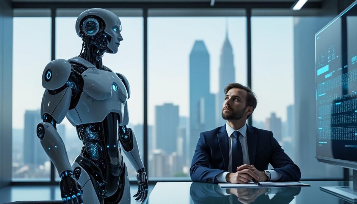 découvrez comment l'intelligence artificielle transforme le monde du travail, avec votre collègue ia qui pourrait devenir votre futur patron. anticipez cette révolution professionnelle dès aujourd'hui.