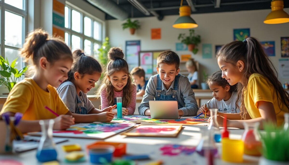 découvrez une éducation créative qui valorise les talents uniques de chaque élève, favorisant l'expression artistique et le développement personnel.